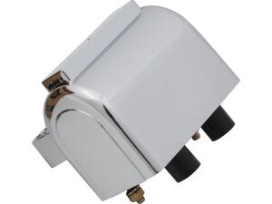 MotorFactory Ignition Coils Chrome 5 Ohm Dual Fire