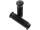 Old School Jack Hammer Grips Black 1" Throttle Cables
