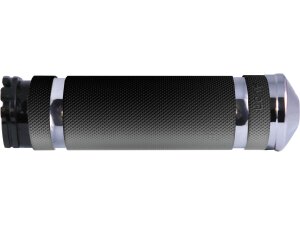 Air Cushion Super Sport Grips Chrome 1" Throttle Cables