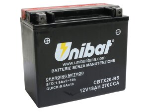 Maintance Free Series CBTX20-BS Battery Dry Battery with Acid Pack AGM, 270 A, 18.0 Ah  inkl. 7,50 Euro Batteriepfand