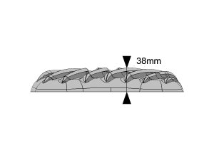 Ribsters Rocker Box Cover Black Cut