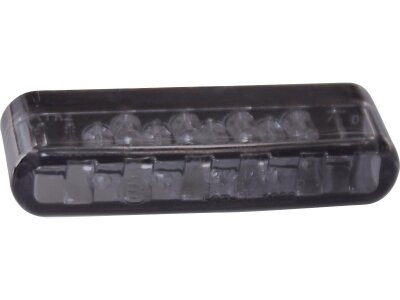 Shorty LED Turn Signal Height(mm): 8 , Width(mm): 40 , Depth(mm): 13, Approved for front and rear installation Smoke LED