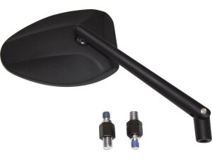 Ferrara 2 Mirror 180 mm stem Black, Anodized