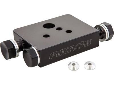 ABS Brake Line Tee Black Anodized