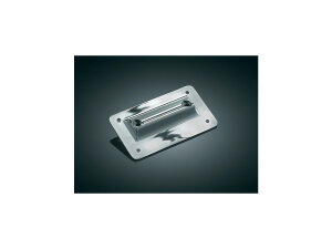 Lay Down License Plate Kit United States, for Road King or Road Glide OEM Mount Chrome