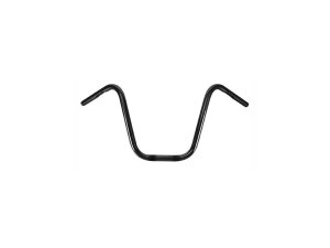 12 Narrow Apehanger Handlebar Dimpled 3-Hole Black Powder Coated 1"