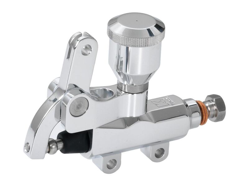 Wire Operated Master Cylinder With oil reservoir Aluminium Polished 14 mm Cable Clutch Cable_Brake