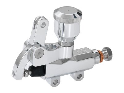 Wire Operated Master Cylinder With oil reservoir Aluminium Polished 14 mm Cable Clutch Cable_Brake