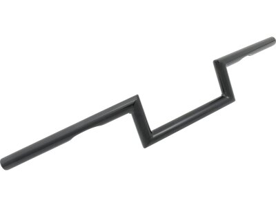 60s Wide Style 4 Handlebar Dimpled Black Powder Coated 1" Throttle Cables