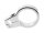 Cable Clamp For dual throttle cable and 1 1/4" diameter tubing Chrome