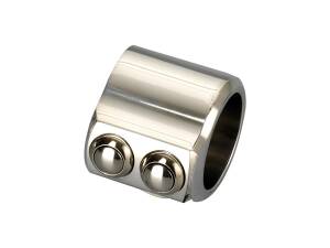 Switch Housing Dual button Aluminium Polished 1"