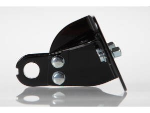 Short Side Mount License Plate Bracket Black Gloss