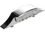 Down and Inside LED License Plate Light Aluminium Polished