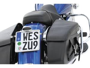 Mid-Mount License Plate Base Plate Adapter Black