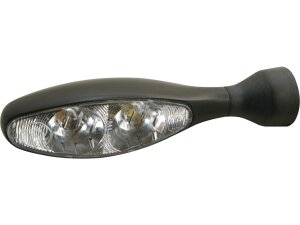 Micro 1000 Extreme LED Turn Signal Black Clear LED