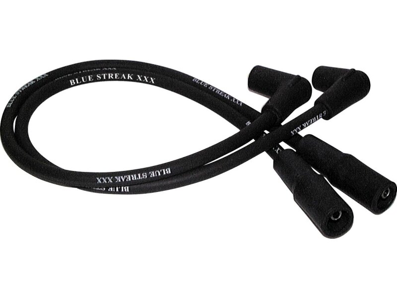 Triple Silicone Spark Plug Wire Set Black