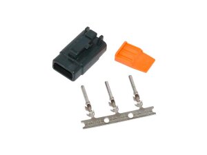 Connector Deutsch DTM 3-Position Black Female Black
