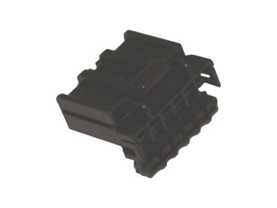 AMP Multilock Connector Housing 6-Wire Plug Black