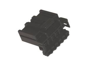 AMP Multilock Connector Housing 6-Wire Plug Black