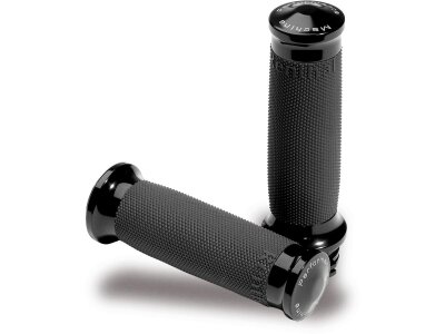 Contour Grips Black Anodized 1" Throttle By Wire
