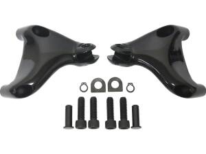 Passenger Peg Mounts for Sportster Black Powder Coated