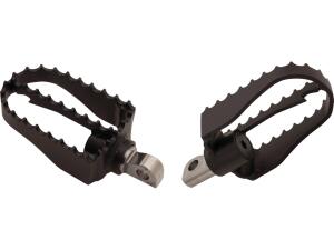 MX-Style Footpegs Black Powder Coated