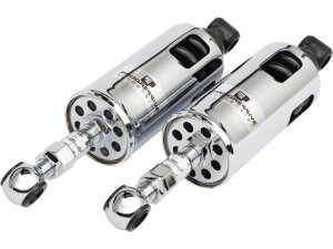 422 Series -2" Adjustable Twin Shocks for Softail Models Heavy Duty version for two-up or heavily loaded bikes Chrome
