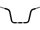 12.5 Chubby Classic Ape Hanger Handlebar for Springer Non-Dimpled 3-Hole Black Powder Coated 1 1/4" Throttle By Wire Throttle Cables