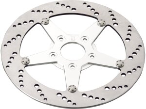 Drilled Brake Rotor Aluminium Stainless Steel 8,5" Left