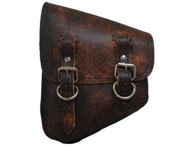 Solo Swingarm Bag Rustic Brown Left
