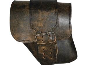 Solo Wide Strap Swingarm Bag Rustic Brown Left