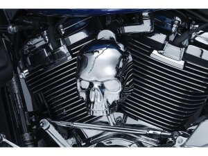 Skull Horn Covers Chrome