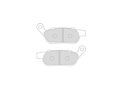 Sintered Replacement Brake Pads Sinter Rear