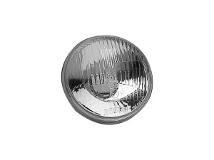 5 3/4" Headlight Insert, Structure Lense with parking Light With parking light Chrome Clear H4