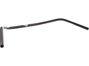 1" Dirty Bar Handlebar Dimpled Black Powder Coated...