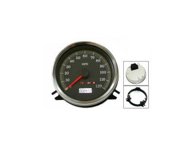 OE-Style Speedometer Scale: 120 mp/h; Scale Color: black Black 114.3 mm
