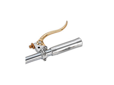 Deluxe Brake Perch Assembly Brass Polished Lever Aluminium Polished 1" Cable operated