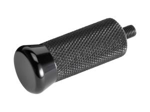 Knurled Shifter Peg Black, Anodized