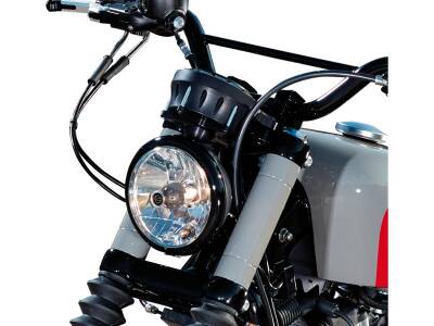 Iron Speedometer Housing for Sportster Black Anodized