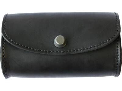 Small Windshield Bag Smooth leather Black