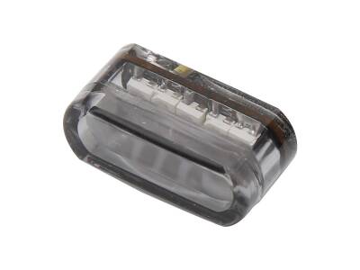 Module 1 LED Turn Signal Height(mm): 8,5 , Width(mm): 21,5 , Depth(mm): 11,5 , Approved for horizontal installation Smoke LED