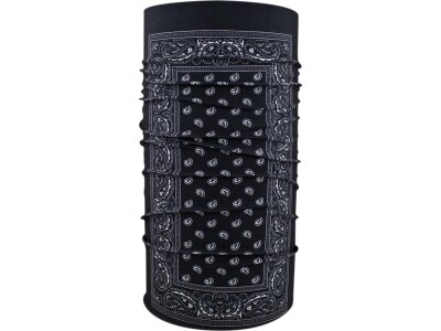 Black Paisley Motley Polyester Series Tube