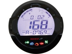 D64 Speedo/Tacho Combo Instrument Scale: 360 km/h; Scale Color: white Black 64.0 mm