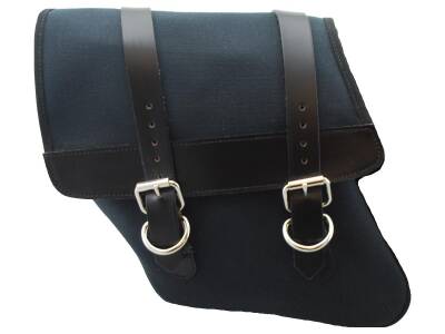 Canvas Solo Side Bag Strut Mount Black Left