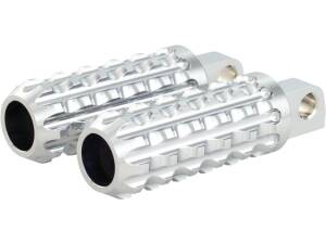 Traction Foot Pegs Chrome