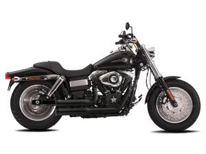 Double Groove 2 in 2 Exhaust System Black Satin