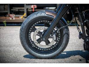 Steel Front Fender for Softail Models Short Version for Fat Boy Raw 18"