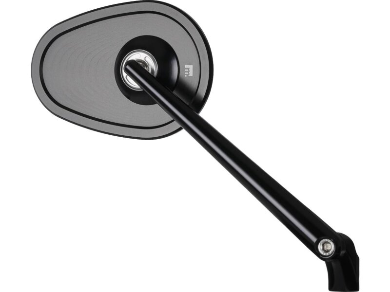 mo.view club Mirror Stem length: 150mm Black, Anodized