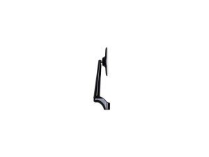 mo.view club Mirror Stem length: 150mm Black, Anodized