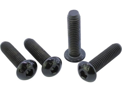 Front Fork Brackets Screw Kits Gloss Black Powder Coated